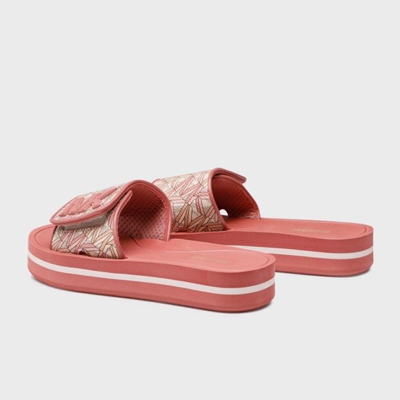 Michael Kors MK Platform Slide Sandals - Rose - Size 10 - Picture 4 of 7